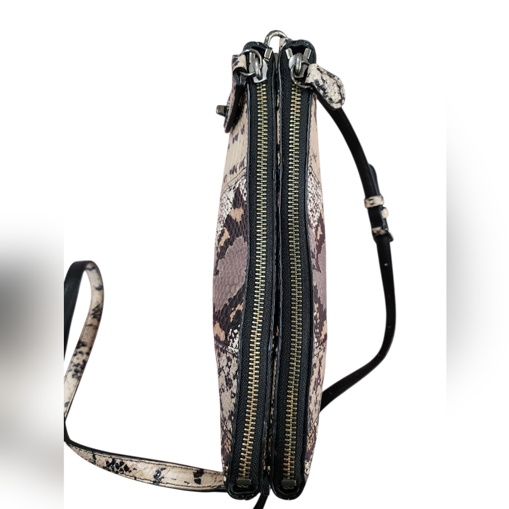 COACH Crosby Pieced Exotic Python Embossed Leather Crossbody Bag 37172 NWT - Picture 8 of 16